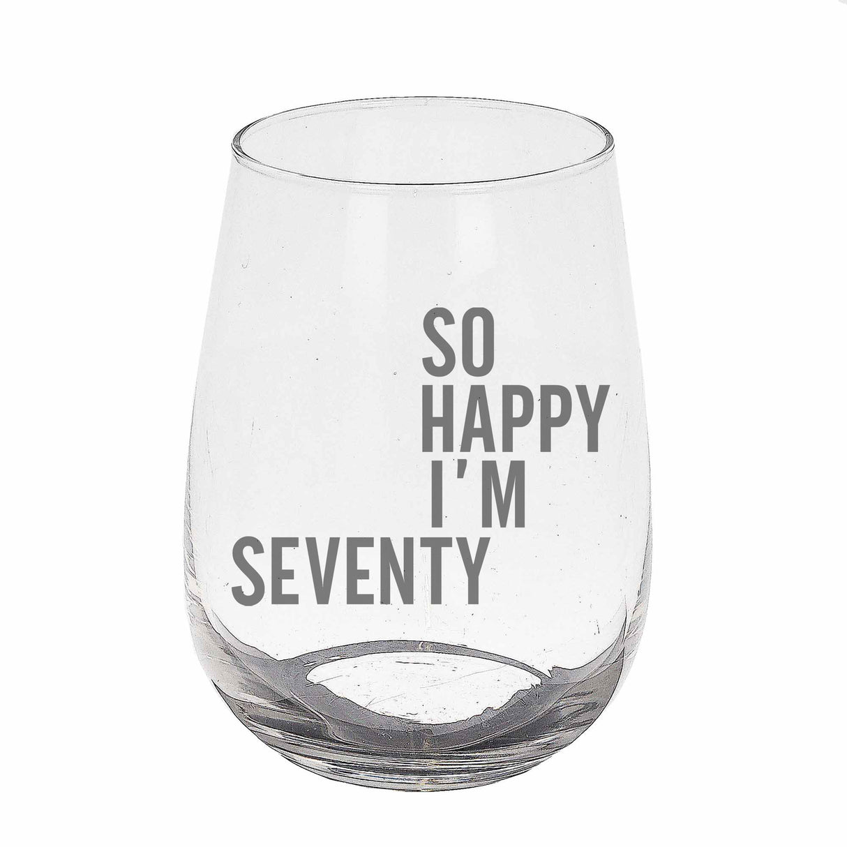 Stemless Gin Glass