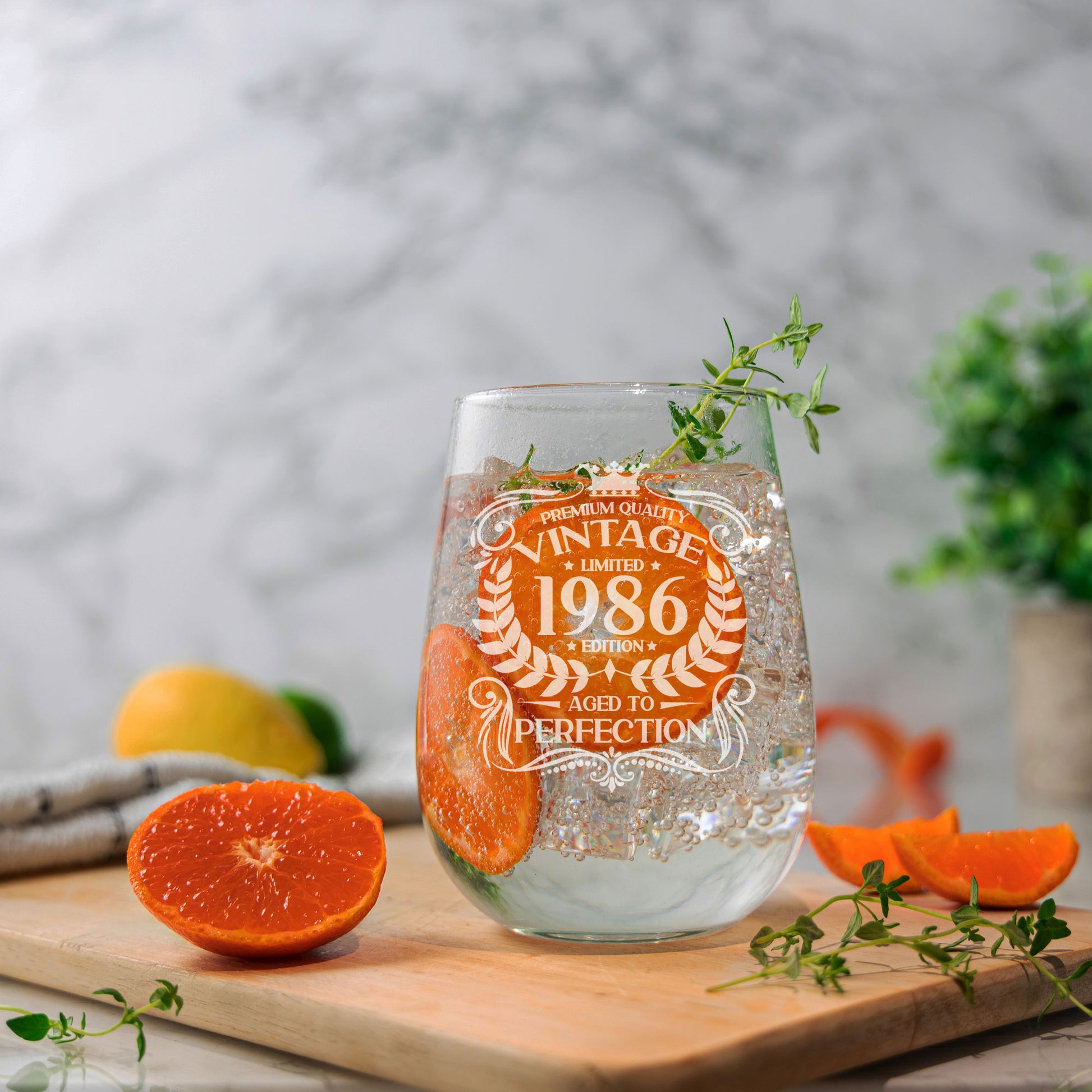 Stemless Gin Glass