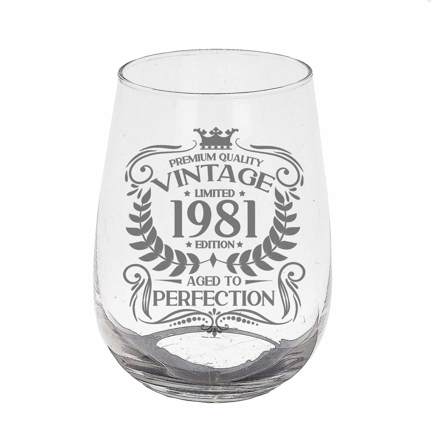 Stemless Gin Glass