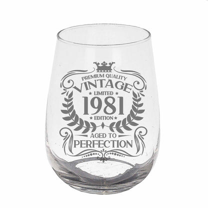 Stemless Gin Glass