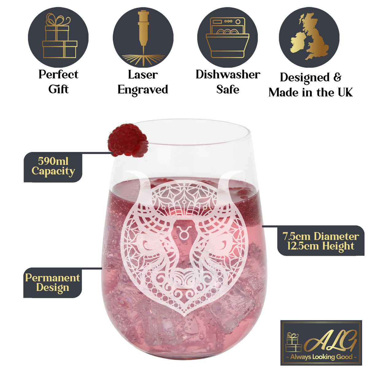 Stemless Gin Glass