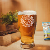 Cancer Star Sign Zodiac Engraved Pint Glass Birthday Gift