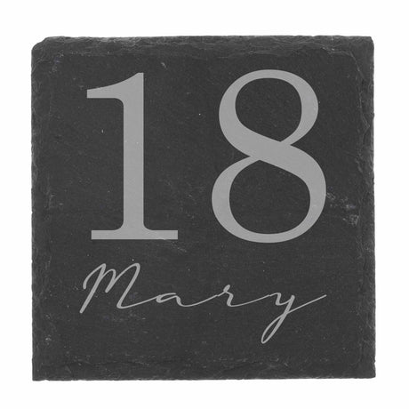 Square Slate Coaster