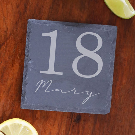 Square Slate Coaster