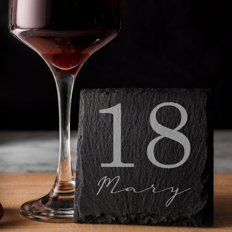 Square Slate Coaster
