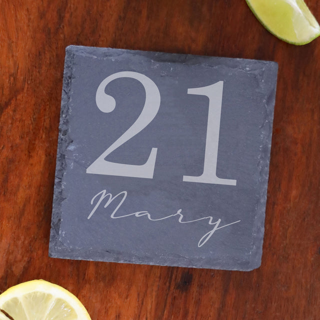 Square Slate Coaster