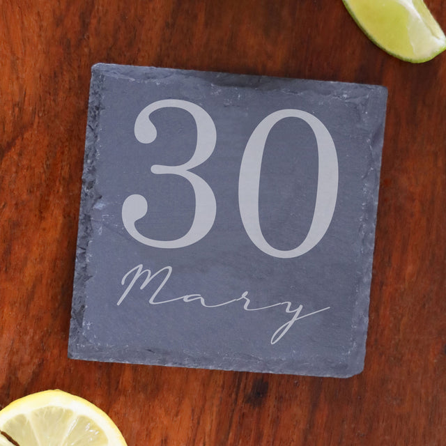 Square Slate Coaster