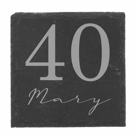 Square Slate Coaster