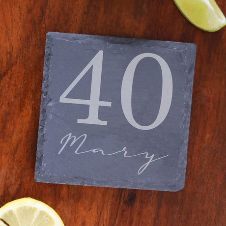 Square Slate Coaster
