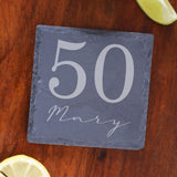 Square Slate Coaster