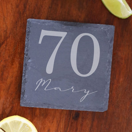 Square Slate Coaster