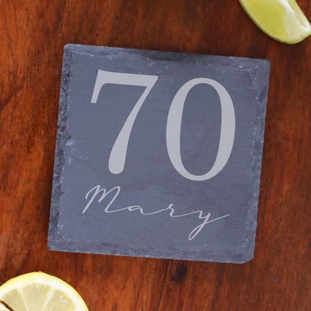 Square Slate Coaster