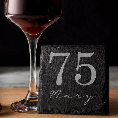 Square Slate Coaster
