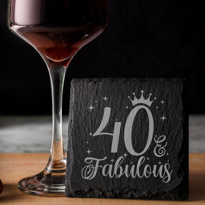 Square Slate Coaster