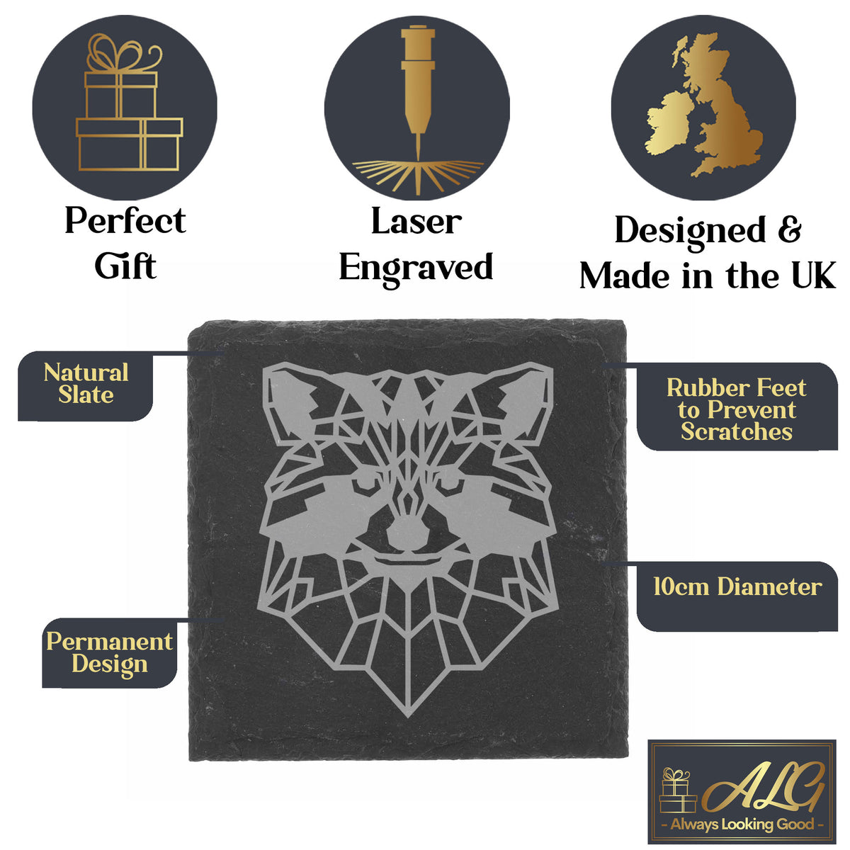 Square Slate Coaster