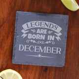 Square Slate Coaster