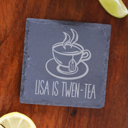 Funny 20th Birthday Mug “I Am Twen-Tea” For Tea Lovers