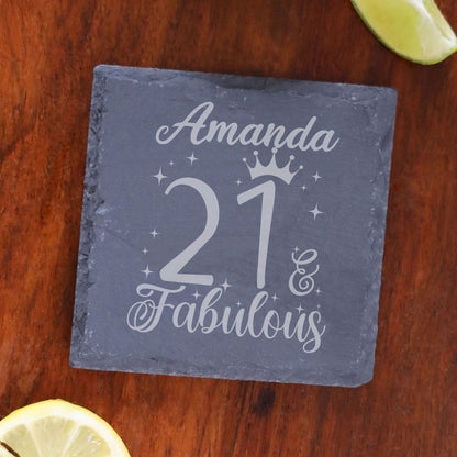 Square Slate Coaster