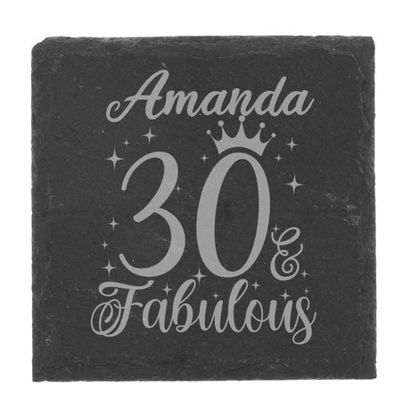 Square Slate Coaster