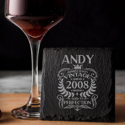 Square Slate Coaster