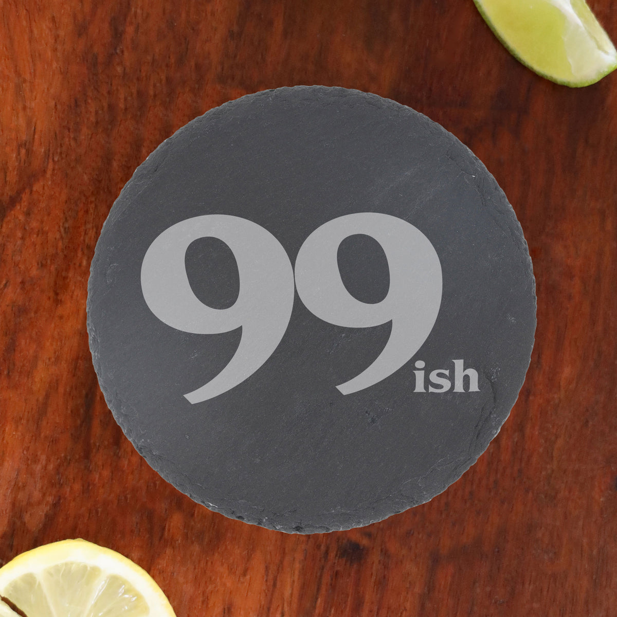 Round Slate Coaster