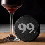 Round Slate Coaster