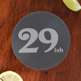 Round Slate Coaster