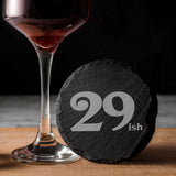 Round Slate Coaster