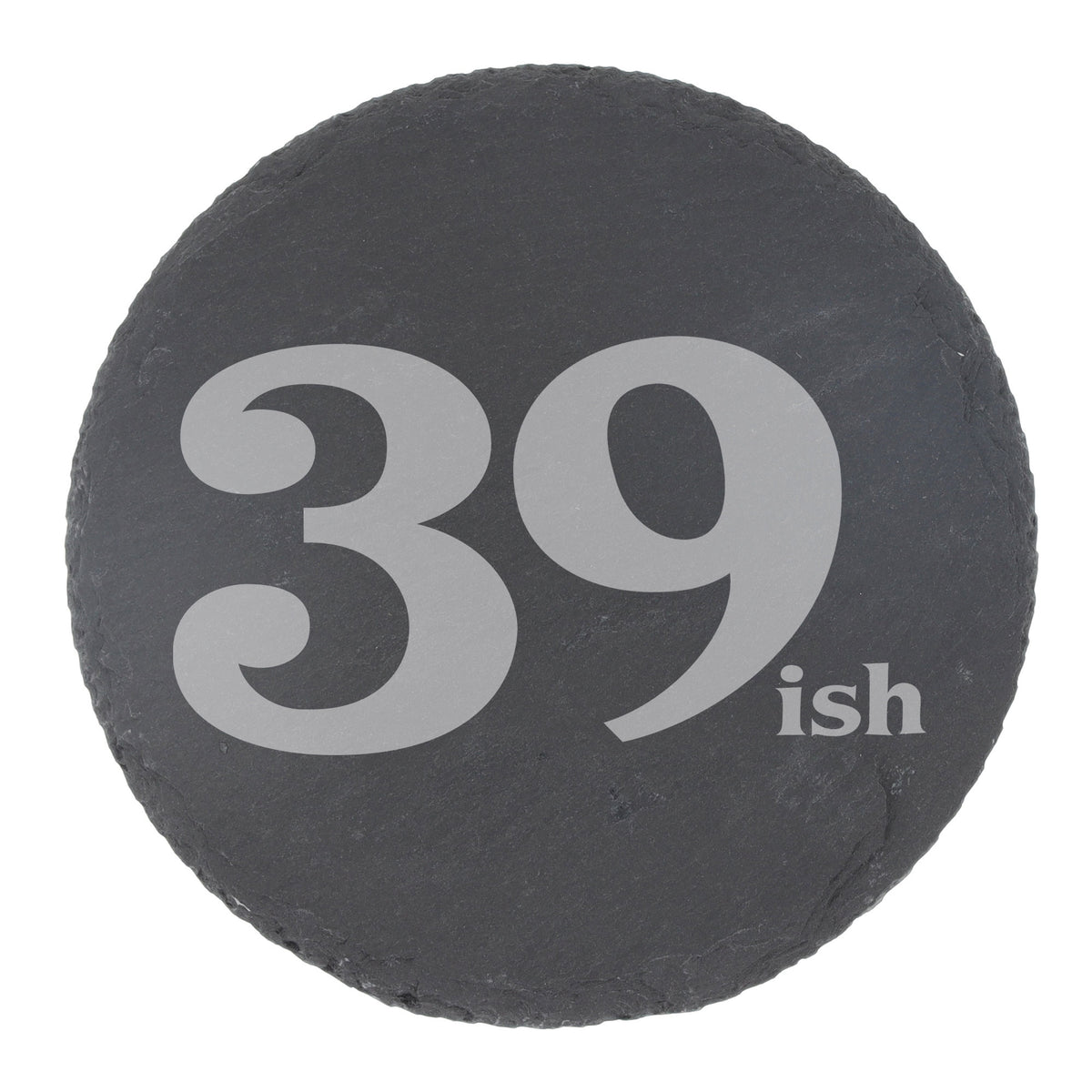 Round Slate Coaster