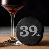 Round Slate Coaster