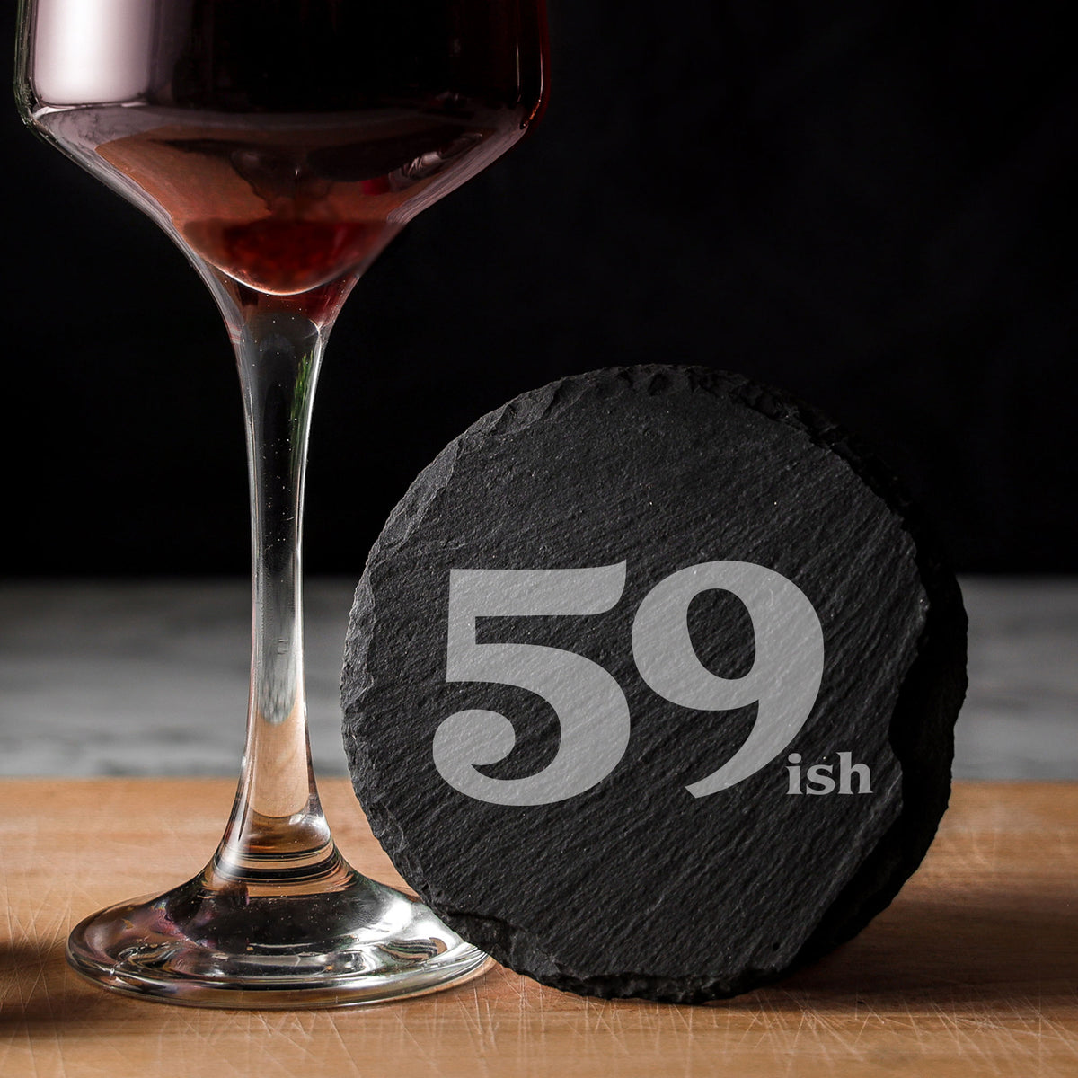 Round Slate Coaster
