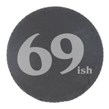 Round Slate Coaster
