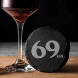 Round Slate Coaster