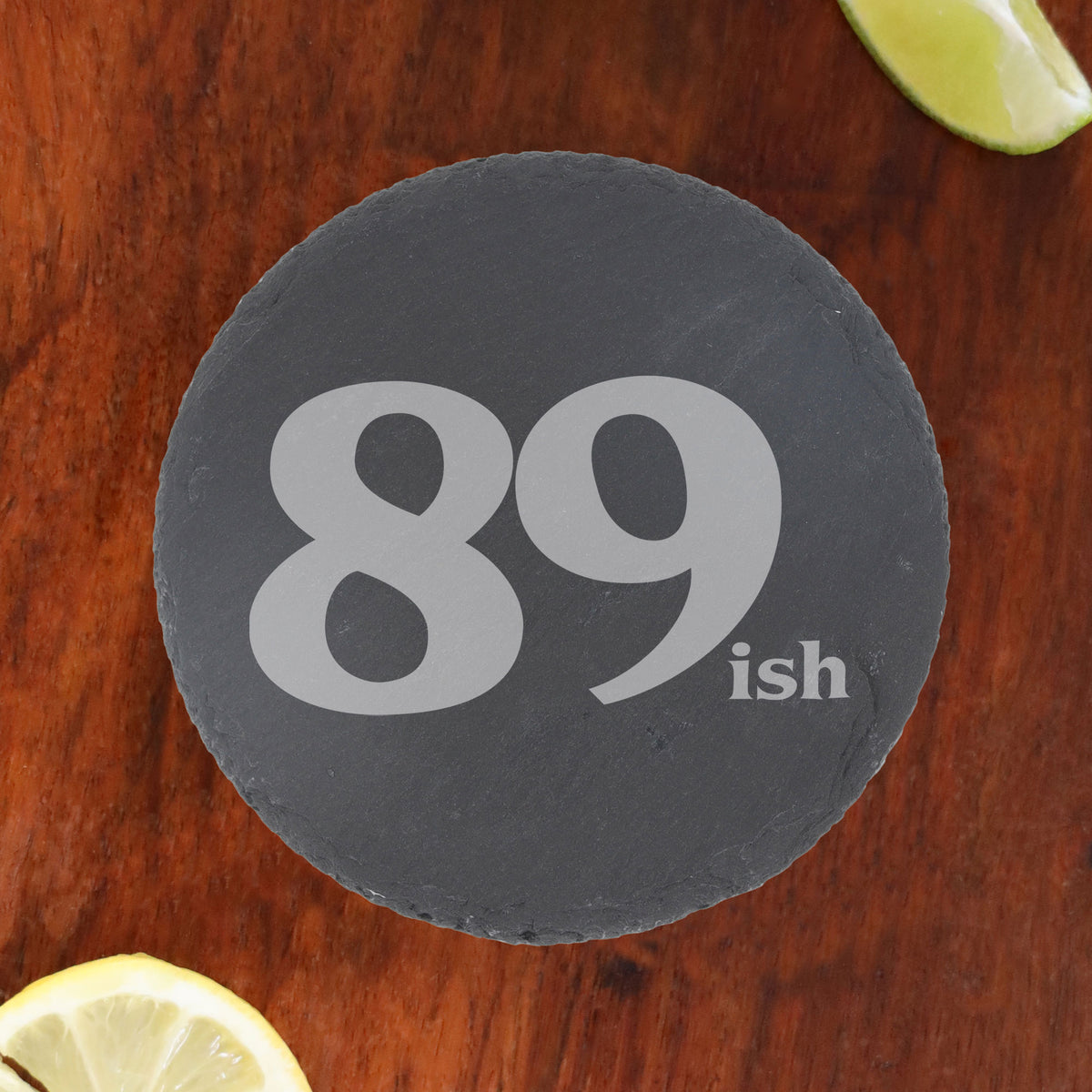 Round Slate Coaster