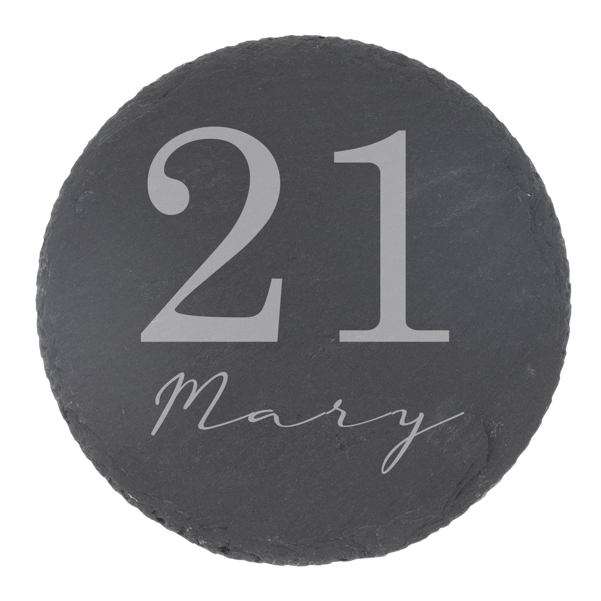 Round Slate Coaster