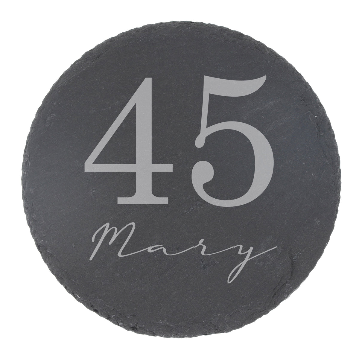 Round Slate Coaster
