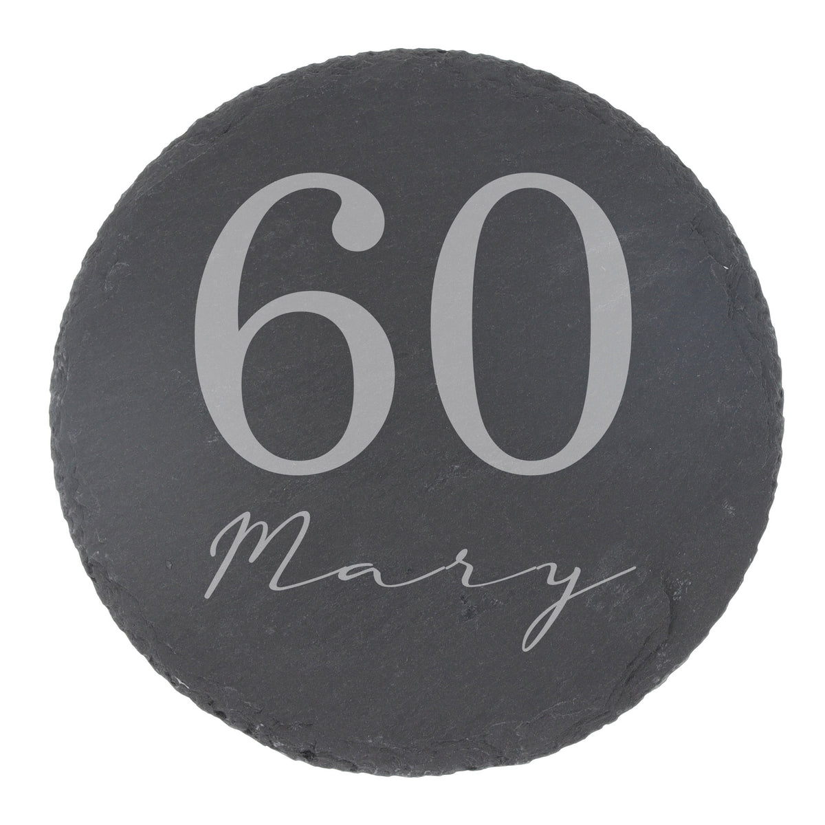 Round Slate Coaster