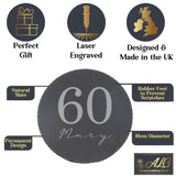 Round Slate Coaster