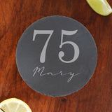 Round Slate Coaster