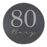 Round Slate Coaster