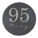 Round Slate Coaster