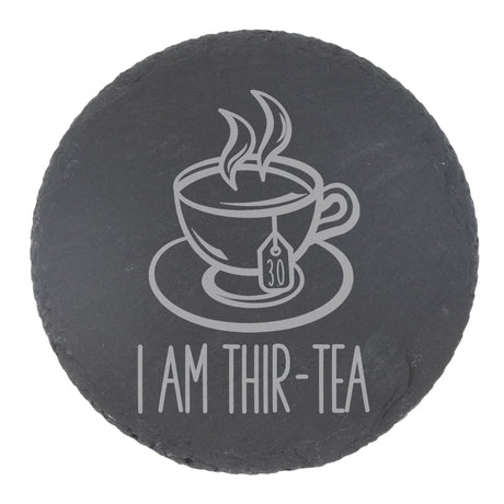 Round Slate Coaster