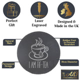 Round Slate Coaster