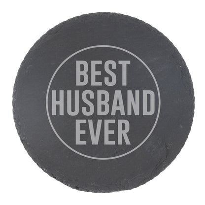 Round Slate Coaster