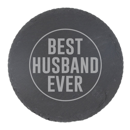 Round Slate Coaster