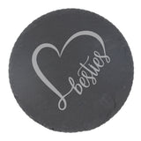 Round Slate Coaster