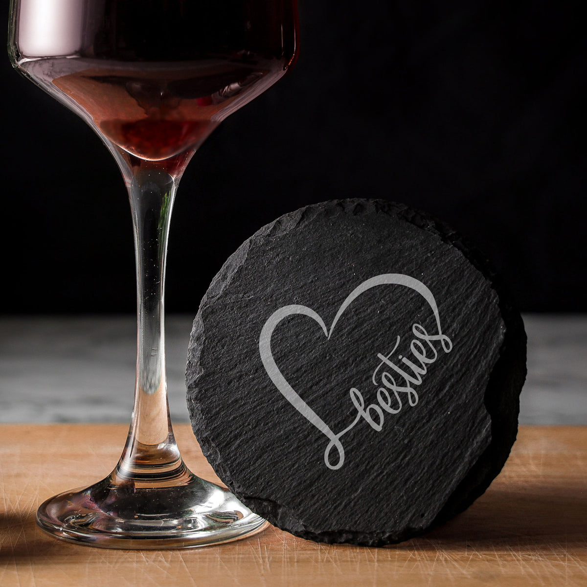 Round Slate Coaster