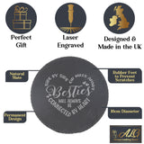 Round Slate Coaster