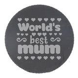 Round Slate Coaster