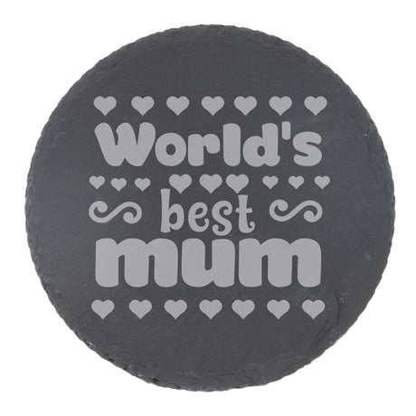 Round Slate Coaster